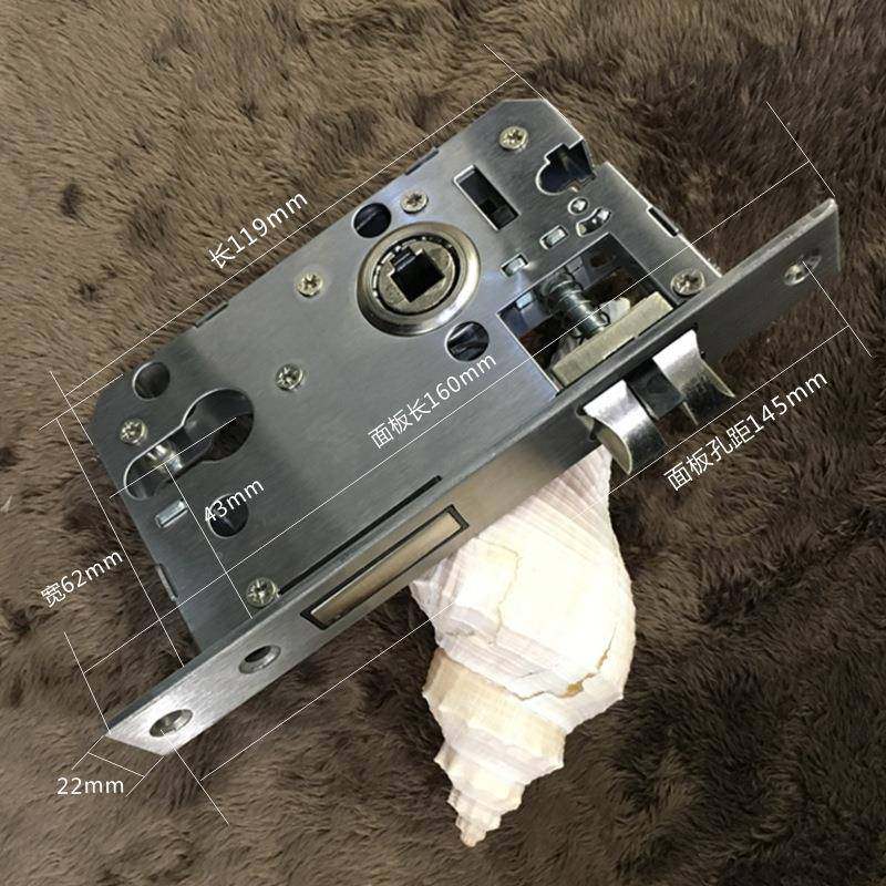 欧式古红黄执手锁室FLF具室内卧m房间木门锁面板孔距168m门把手