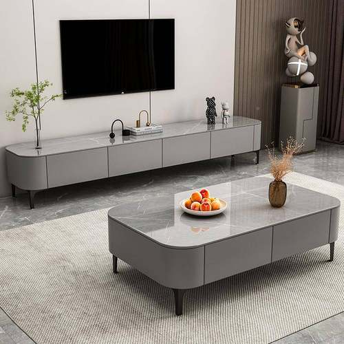 无品牌/软包几网视红爆款钢化玻璃电用柜组合小户型客厅家茶套装