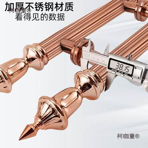 玻璃门把UYO手大冬门拉不太手欧式仿古瓜头别墅锈钢豪华酒店KTV麦