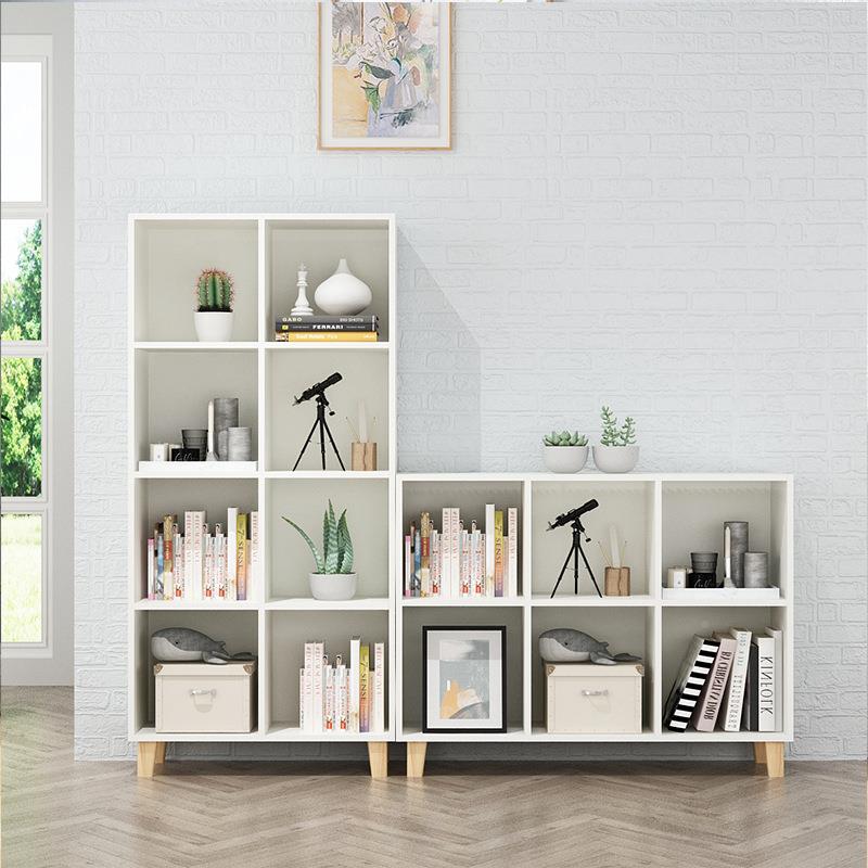 格KX-61437子柜自木由组合日式单格书架储物元实落地矮书柜儿物童