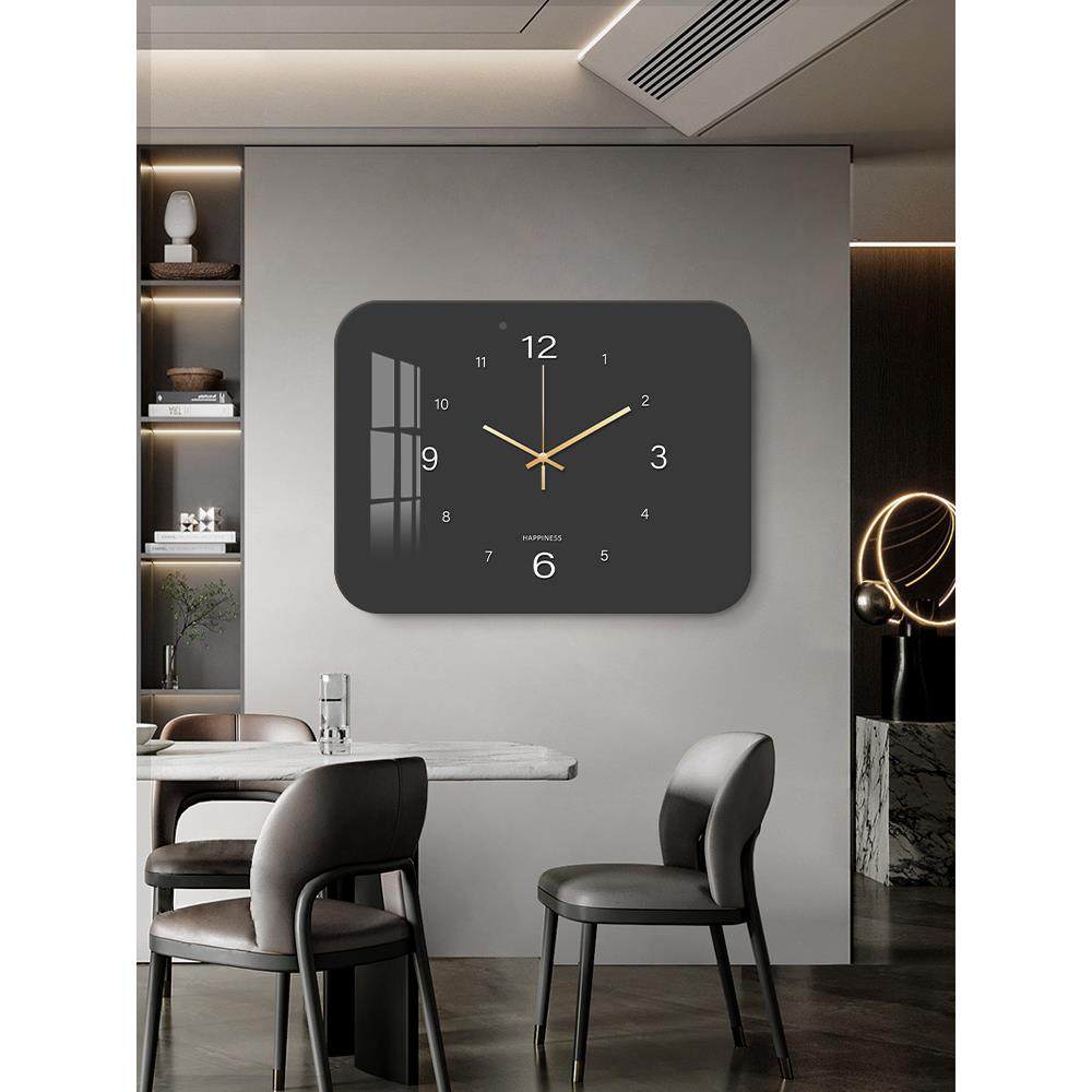 极黑白电表箱装饰VKS画配电箱简弱电箱电闸盒遮挡挂画约带简表钟