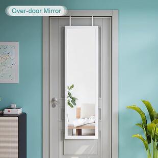 门挂门穿衣镜后全身镜子卧室门--出租房宿藏舍隐式壁挂试衣镜镜