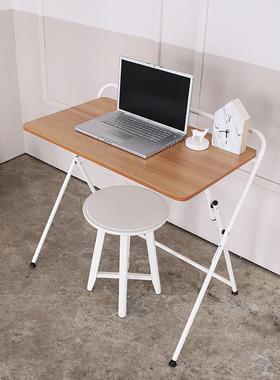 桌书折叠电桌家用办公桌室床边小桌卧子al-67282简易学生可折叠学