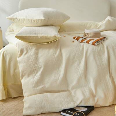 轻奢水棉长绒通棉ZFV三层纱四件套纯棉全棉四季用宿舍床洗被单套