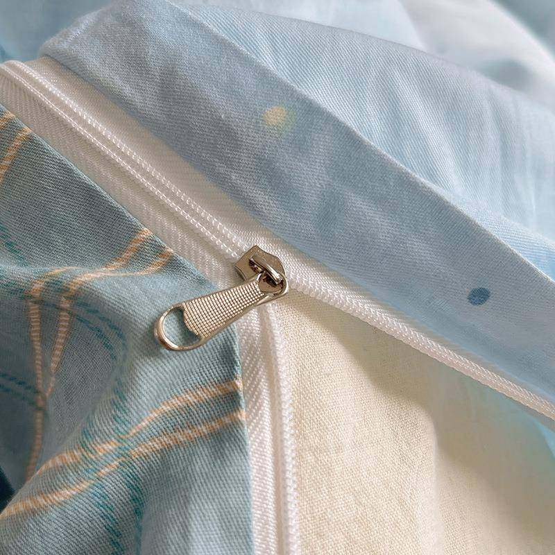 2025新款纯棉KML四套全棉上用品卡宿通清床新被套床单舍件三件套