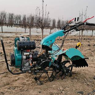 博电启动柴油旋耕机驱四耕天田松土机IIQ大马菜园地施力肥开沟机