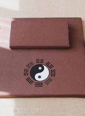 打坐垫禅垫椰棕折叠冥想静坐垫家用拜佛厚蒲修团加盘坐跪FS757348