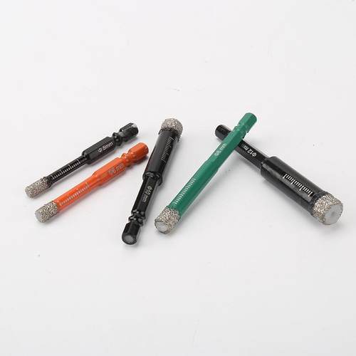 ZNL自定义0六角柄打1钻件套金刚大理石开孔器套装花岗岩陶瓷干头