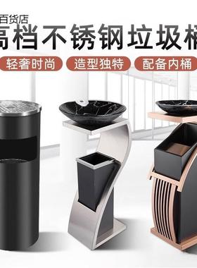 烟筒立式不锈钢灰缸一抽体带区烟灭烟公nNN6WMJ4共场合吸烟垃圾桶