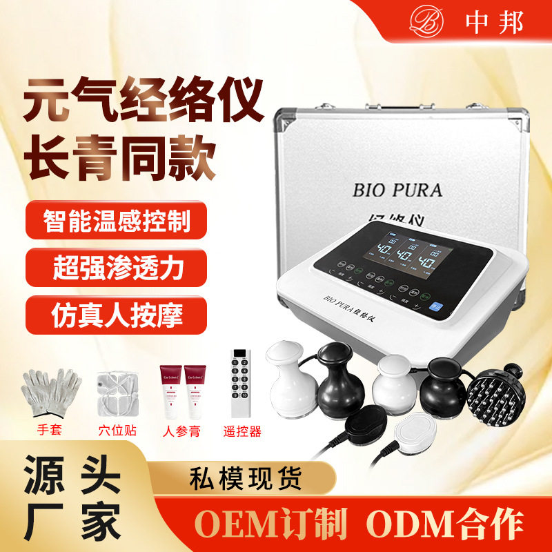 升级版元气植经络仪高频中频低频经络灸导仪筋通脉冲能量三通大师