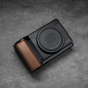 实木复古木手柄L型手柄原创设计 HDF 沃木格适用理光GR3 GR3X