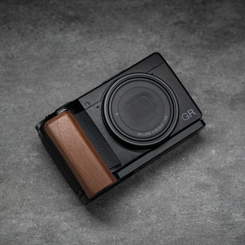 理光相机手柄相机配件GR3实木