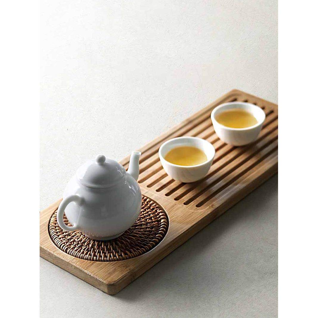 采购产品实心竹制茶盘,藤垫,壶,茶盘,茶道,功夫竹盘,长茶盘