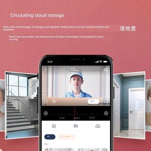 Ezviz门铃监控家庭视觉无线智能电子猫眼防盗门禁监控摄像头