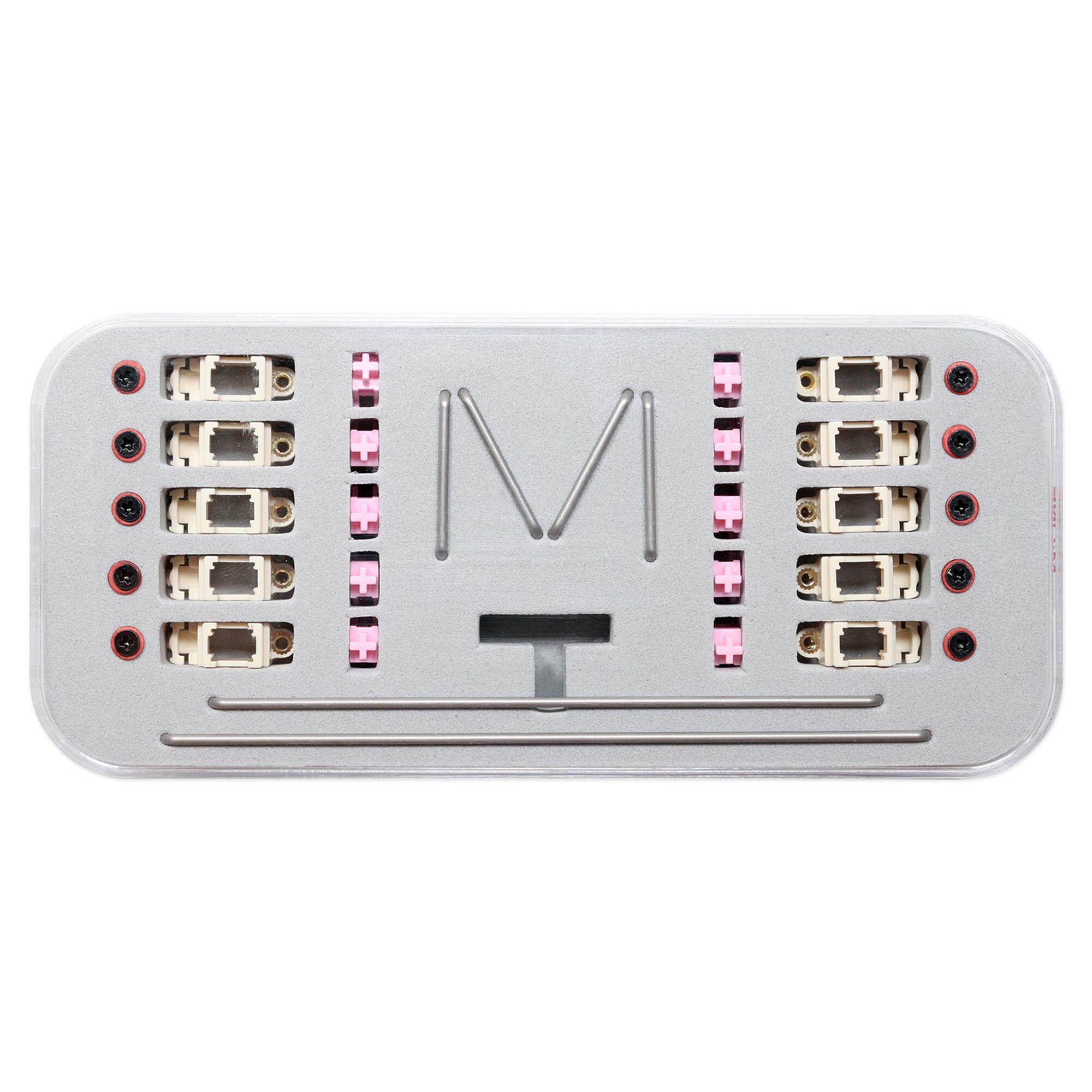 MONE卫星轴V2螺丝PCB卫星轴POM1.2MM机械键盘配件2u6.25u7u客制化