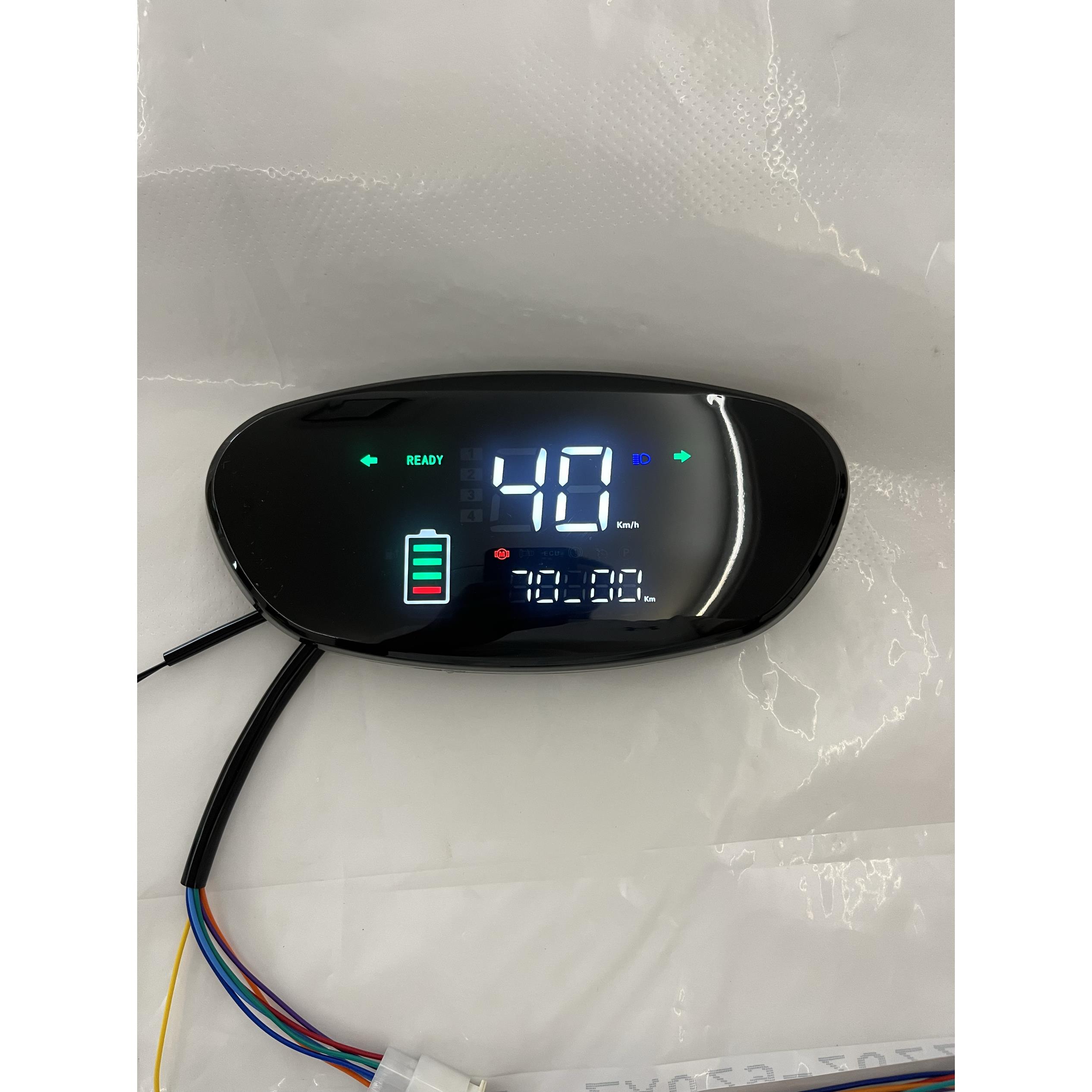 五星钻豹N2N8Z3台铃优迈电动车仪表盘总成48ⅴ60ⅴ72通用实时电压