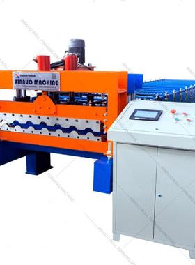 仿古树脂压瓦机设备琉璃瓦压瓦机950琉璃瓦成型机轻钢型材琉璃瓦