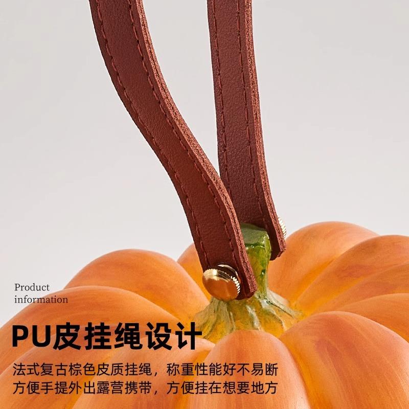 景观庭院南瓜落地灯户外防水小区花园灯太阳能可悬挂手提氛围灯具