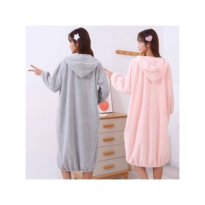 浴巾浴袍女吸水速干洗澡浴衣裙秋冬新款可穿可裹巾不掉毛加厚睡袍