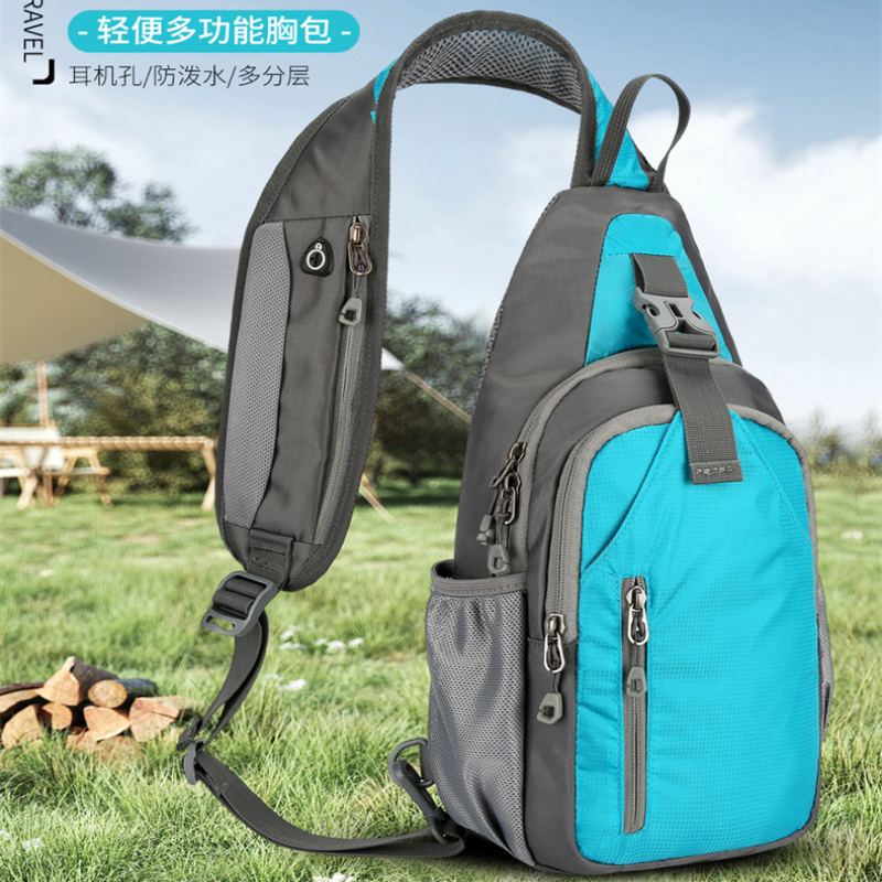 2025新款日背包胸包防水时尚单肩包斜挎运动户外包手机胸包夏出行