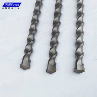 加长圆柄电锤钻头8一字刃合金冲击转头450mm混凝土穿墙打孔45公分