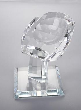 手掌水晶底座玻璃球手托球掌形状捧球底座旋转球底座地球手型底盘