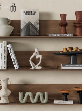 高级感侘寂风做旧陶瓷民宿样板间软装摆件客厅插干花瓶复古装饰品