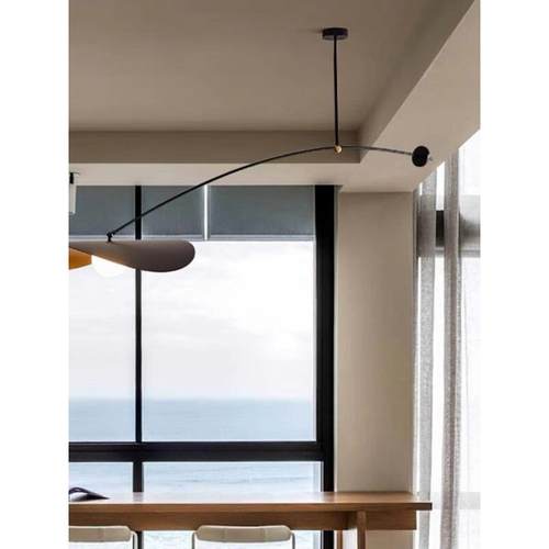 现代简约书房卧室别墅会所餐厅吧台装饰创意个性艺术摇臂调节吊灯