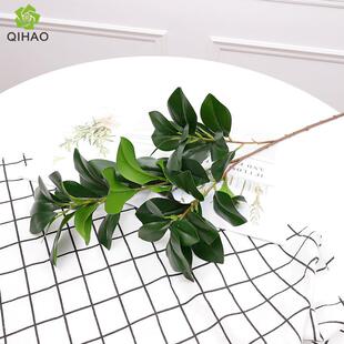 外塑料仿物真豆叶 家居软装植瓣假叶礼堂 婚庆装QH-48236饰豆户瓣