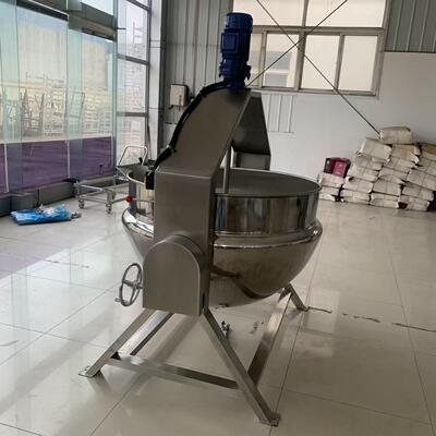 加热带搅PNV拌夹层锅 行星搅拌熬酱电卤腐肉虾锅 全自动米豆凉机