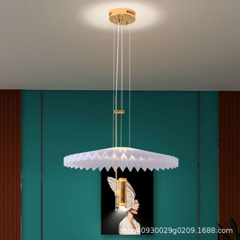 极简约个性创意餐厅火烈鸟吊灯具咖啡厅展馆设计师艺术装饰极简风