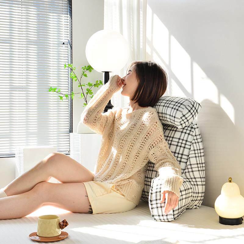 床头软卧室靠背垫床上靠枕护颈靠垫抱枕宿舍学生沙发护腰枕头喂奶