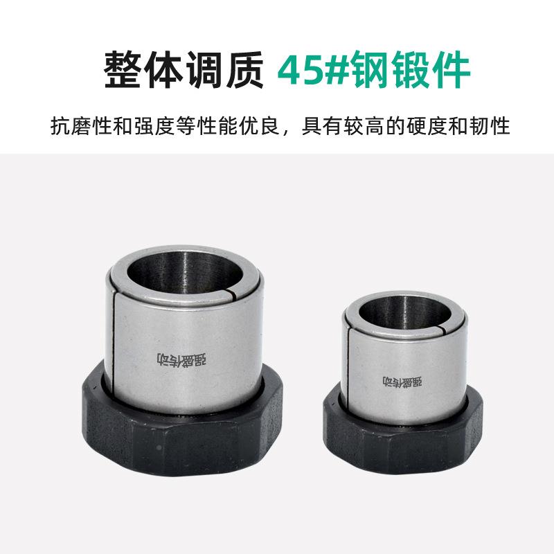 MLN螺母型涨套胀套ML-D免涨紧轴套键胀LSH0紧连结套ST帽K60螺张紧