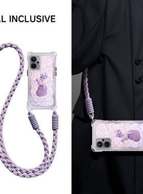 适用红米note12Tpro手机壳23054RA19C新款redminote12T软硅胶pro保护套not全包n0te防摔nt四角挂绳redmi潮女