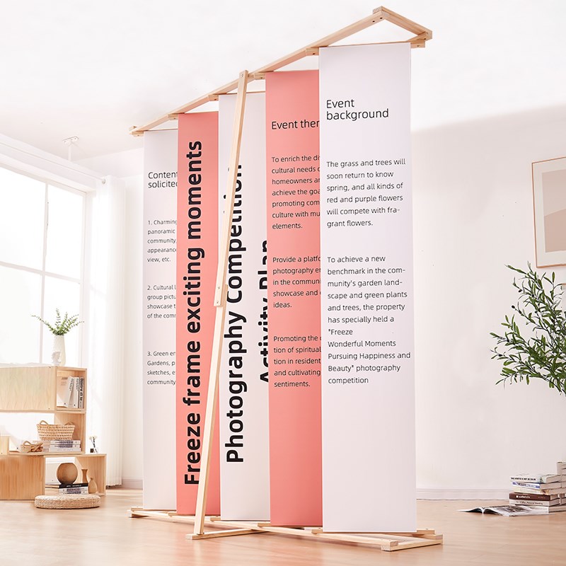 展架立式落地式超大型门型kt板支架展会展厅N活动广告易拉宝展示