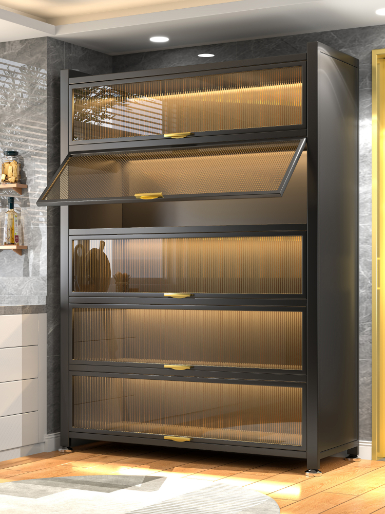 微波炉置物架厨房多功能收纳柜子家用多层储物碗柜锅具防尘餐边柜