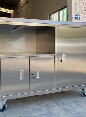 锈钢工具车手OBK推车工厂车间不功能工具柜抽屉式可多置移动放柜