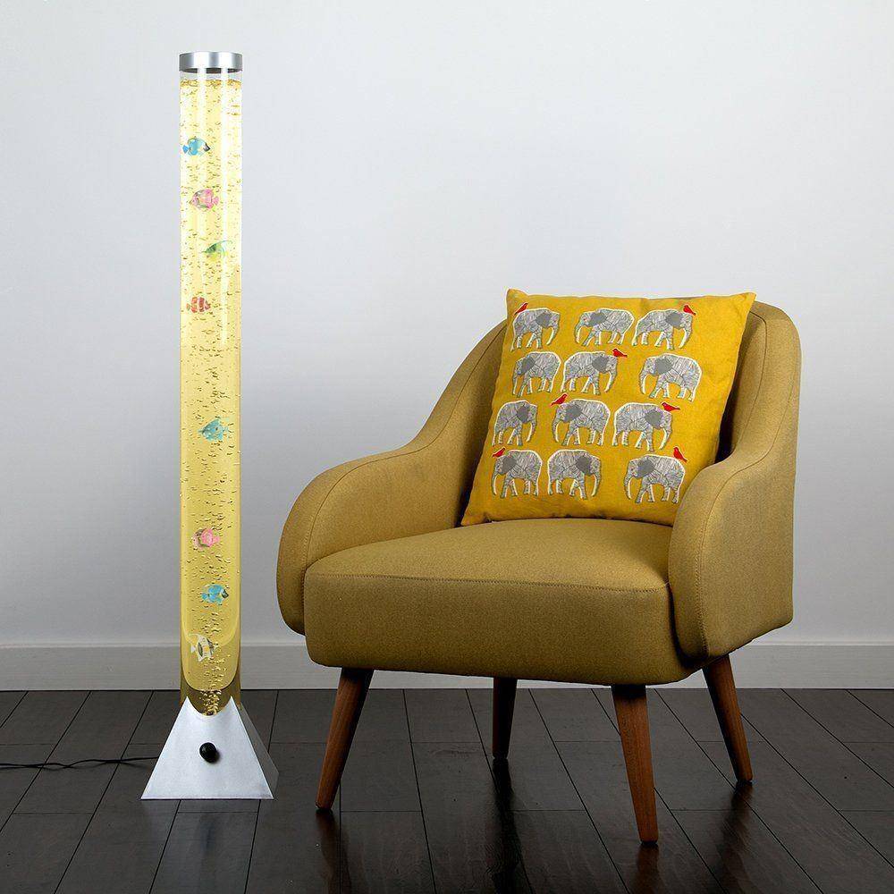 水缸柱气泡灯小夜灯LETD氛炫围灯酒吧KVUVH装饰灯七彩风水鱼彩水