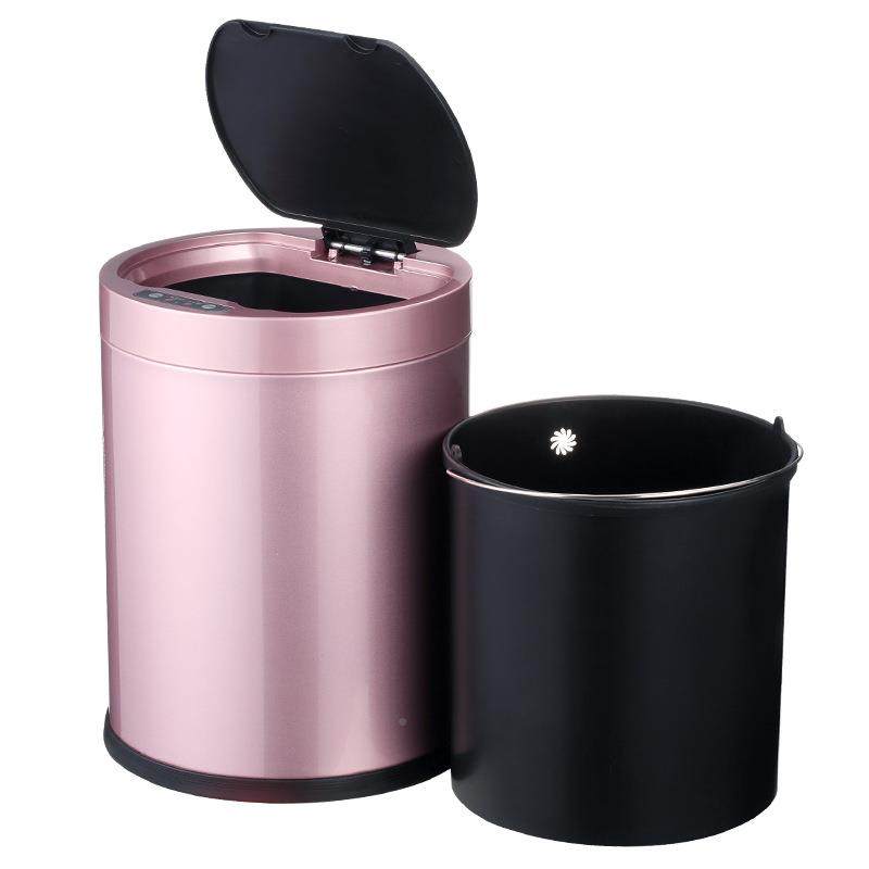 欧式智能垃应垃圾桶家卫生AUI感间客厅翻盖圾桶厂用家