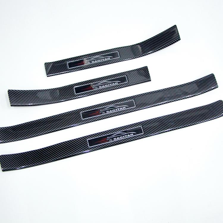 速纤腾19款改专用碳维迎宾踏板门装槛踏Gn000001板后护板内门新槛