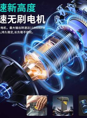 新款力涡轮风扇家线用手吹持无OBP锂暴电尘器工业涡轮吹风机