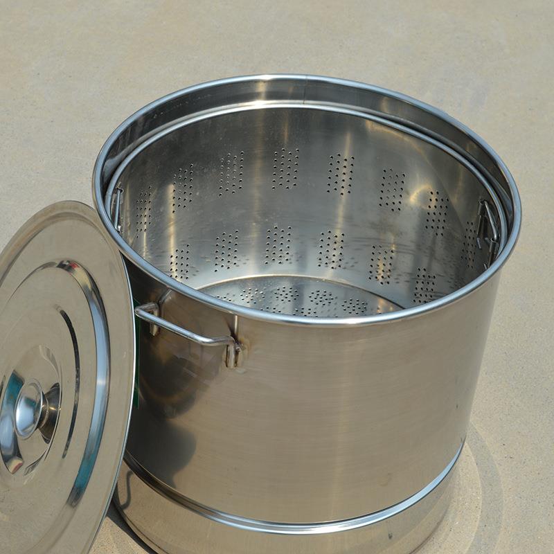 餐厨垃圾干湿油水分离器泔水过滤桶厨房潲水处理机不锈钢隔渣桶