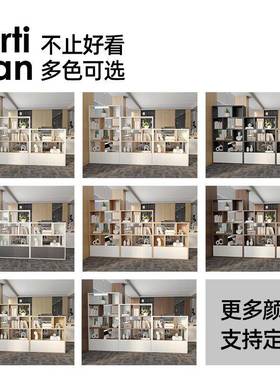 办公室隔柜断柜文件柜双面书柜资料柜矮储物DGE柜简质约展木示柜p