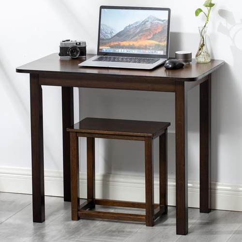 A10L黑胡桃GYG电脑台式家用字学习写书桌桌实木简约竹长方楠形办