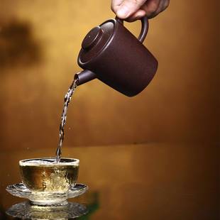 境直播 高具巨轮壶宜兴名家紫跨砂壶厂家茶壶家直销用泡茶壶茶套装