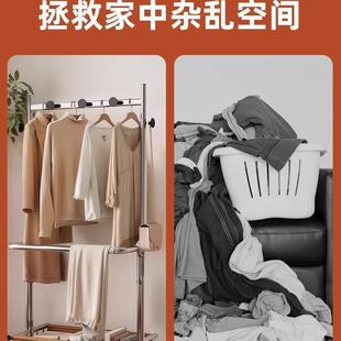 台晾 古风卧室落挂架衣家用复古中客厅衣帽架可移动床边阳无品牌