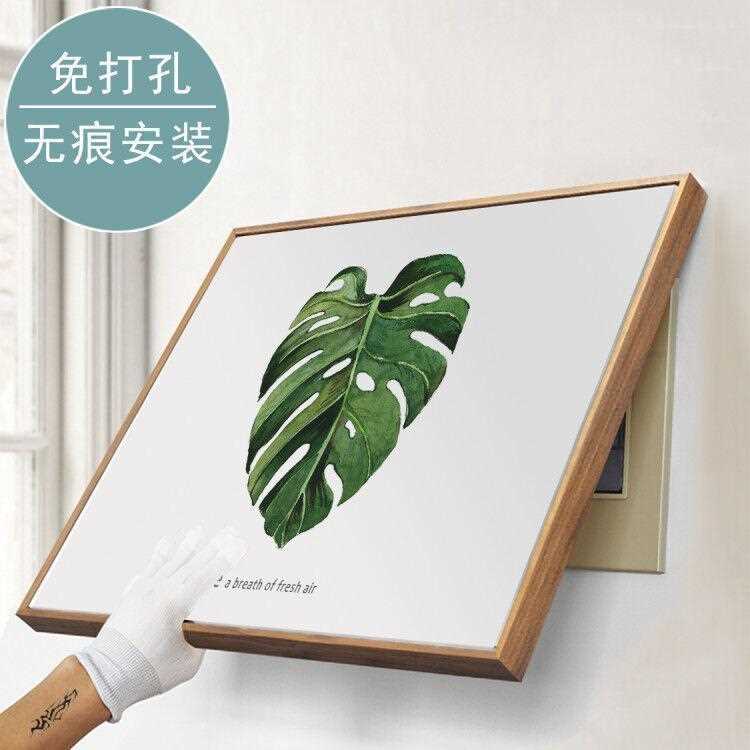 免电闸挂画装饰画遮挡打孔北欧玄关简约客厅现代箱电表箱家用配电图片
