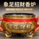 香炉纯家用佛台供奉上香铜合金烧香 供奉祖先招财神爷大号三足炉