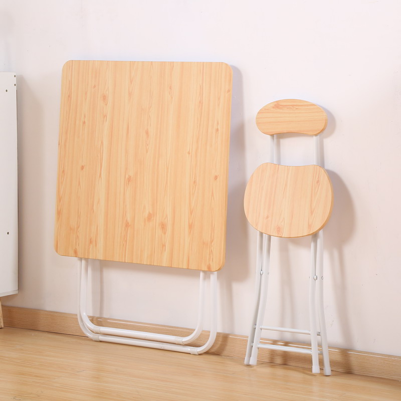 阳台折叠桌餐桌家用小户型吃饭小方桌简易便携桌椅组合套装小桌子