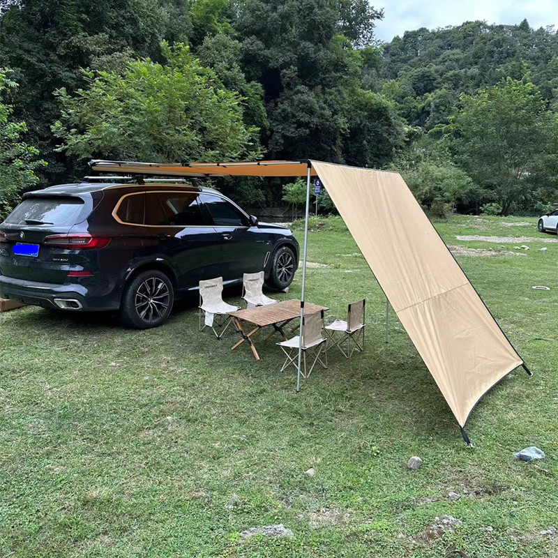 牛津布车边帐蓬房车边帐篷遮阳棚天幕侧帐汽车防晒T雨户外SUV车载
